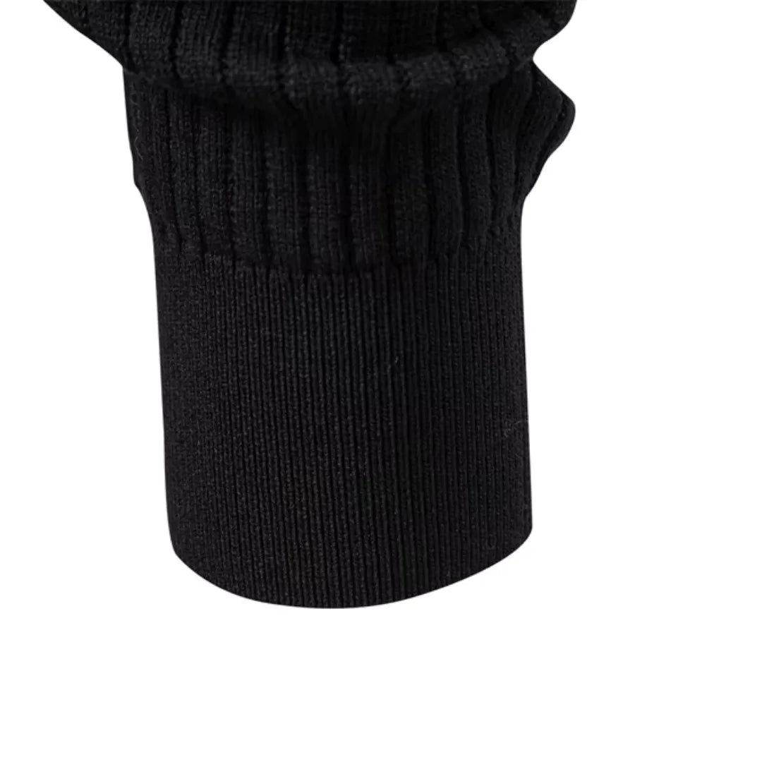 Kuba – Męski Casualowy Sweter z Okrągłym Dekoltem i Zapięciem na Guziki do Codziennego Użytku