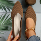 Leontyna – Klasszikus női slip-on cipő hegyes orral, elegáns kivitelben