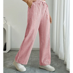 Victoria – Pantaloni largi de in pentru femei, casual, confortabili pentru fiecare zi