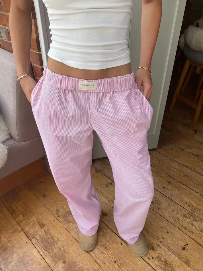 Nina – Damskie Spodnie Lounge Casualowe Wygodne na Co Dzień