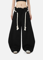 Kornelia – Women’s Wide-Leg High-Waisted Casual Comfortable Trousers