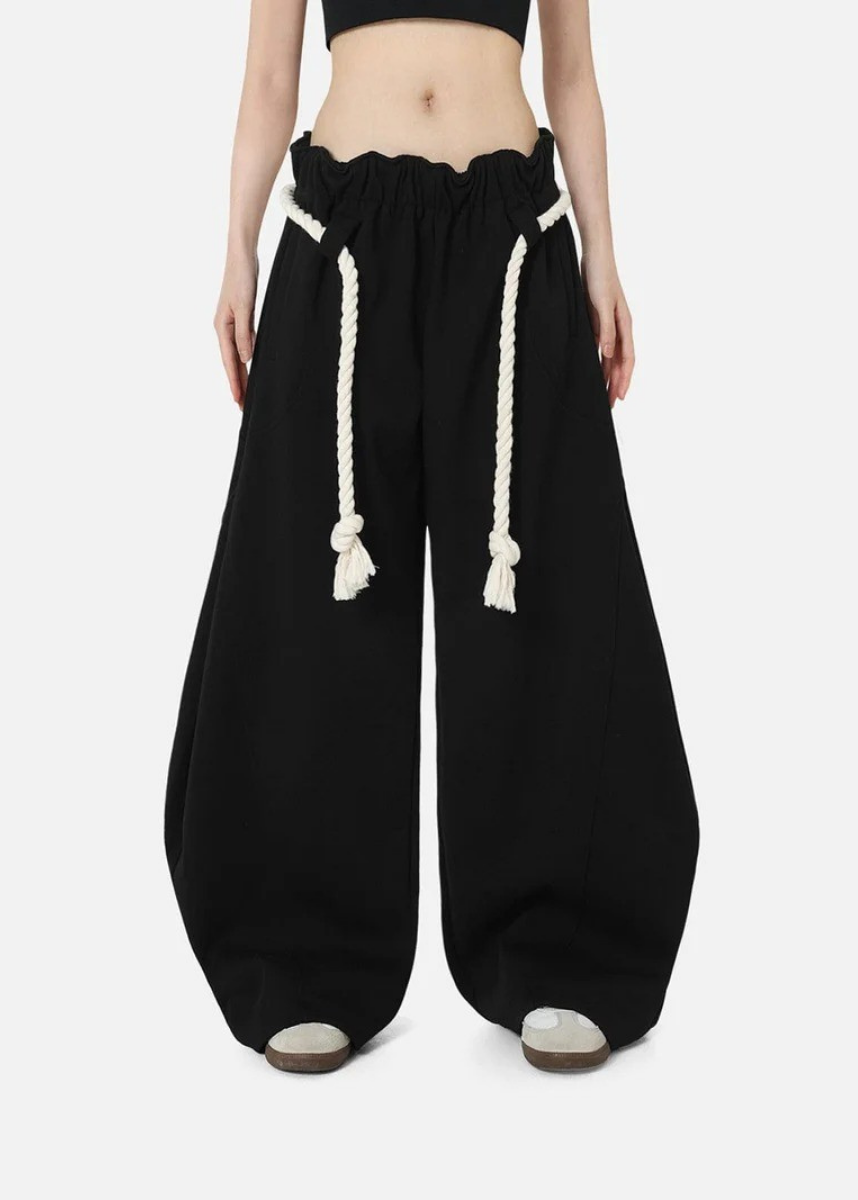 Kornelia – Women’s Wide-Leg High-Waisted Casual Comfortable Trousers