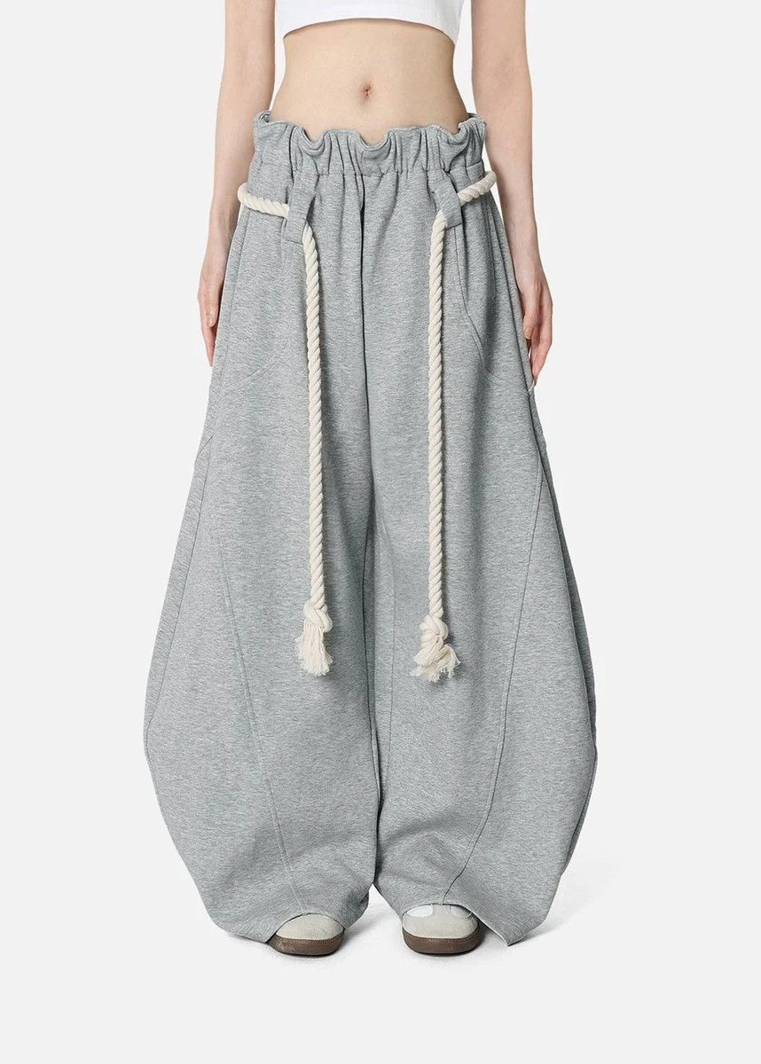 Kornelia – Women’s Wide-Leg High-Waisted Casual Comfortable Trousers