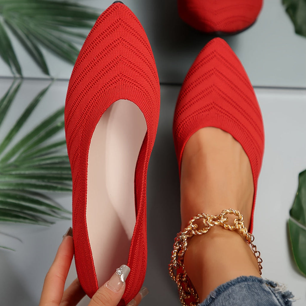 Leontyna – Klasszikus női slip-on cipő hegyes orral, elegáns kivitelben
