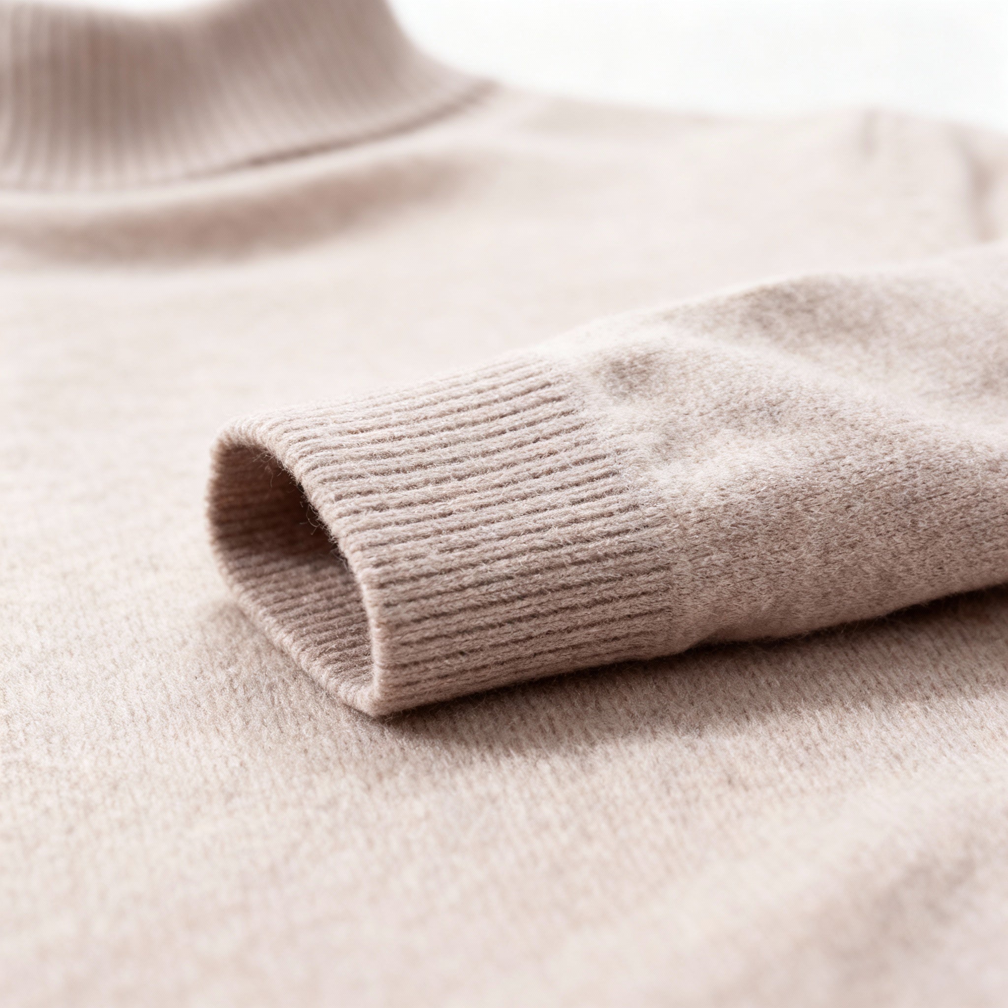 Bruno – Męski Dopasowany Sweter z Golfem z Długim Rękawem Casual