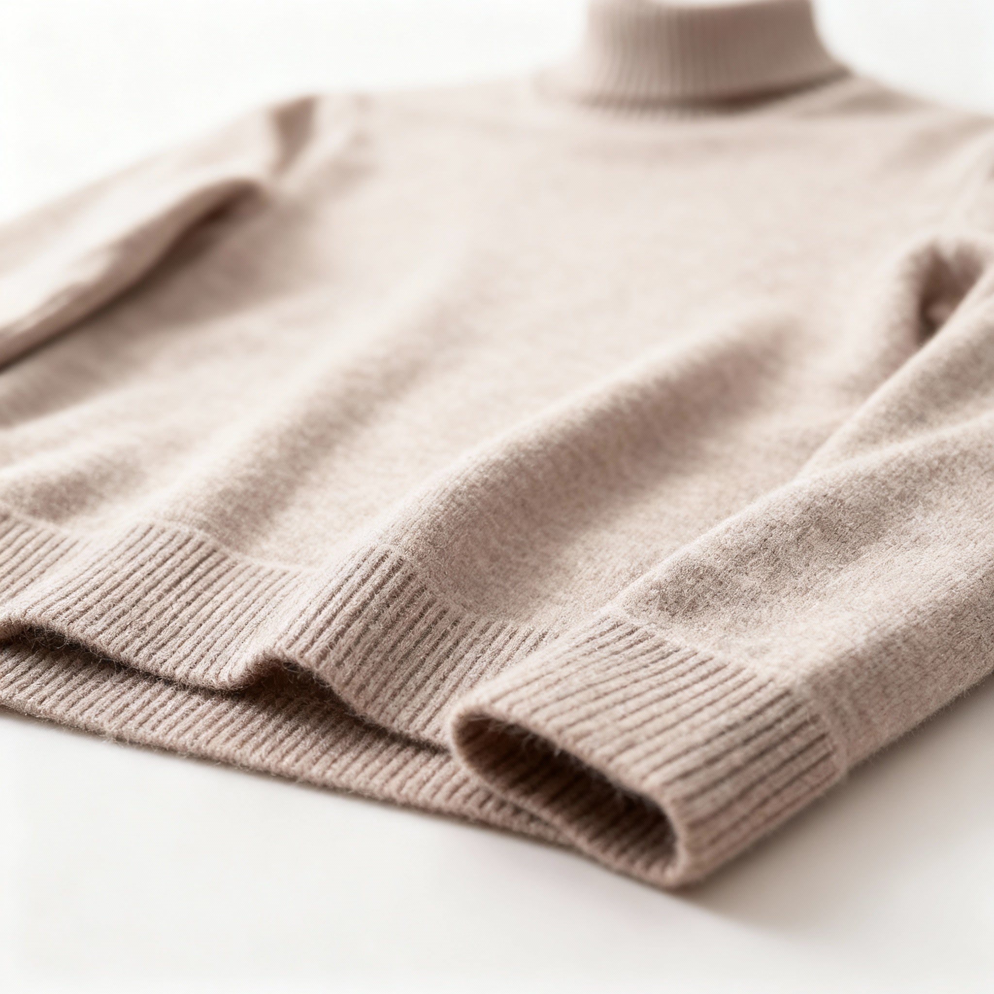 Bruno – Męski Dopasowany Sweter z Golfem z Długim Rękawem Casual