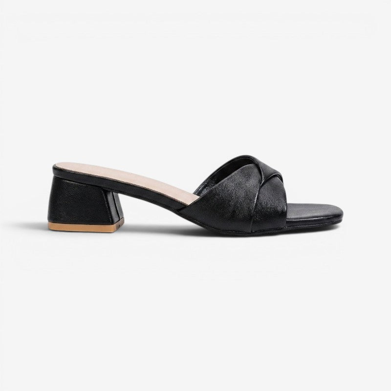 Sivka – Women's Shoes with Square Heels and Open Toes, Elegant
