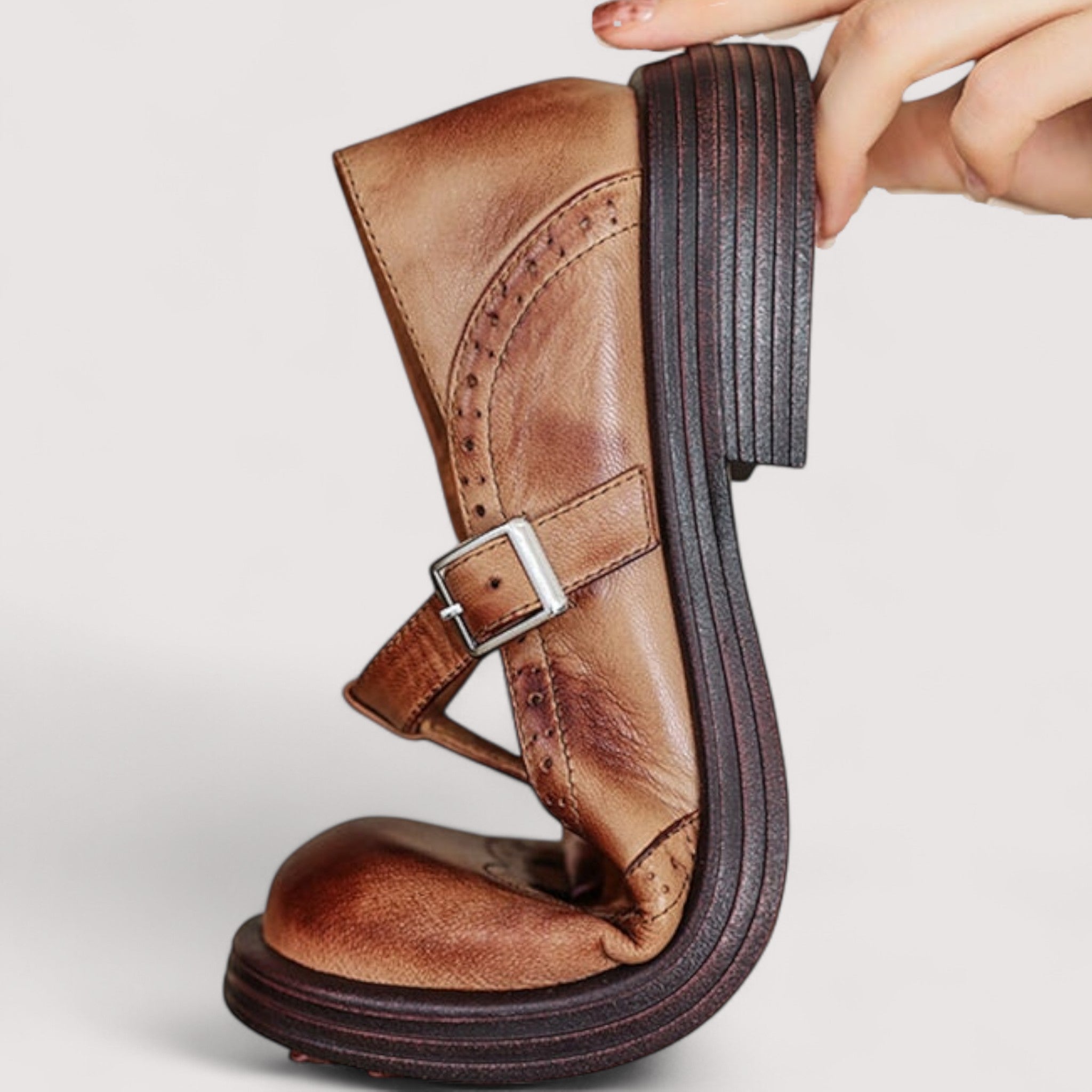 Celina – Elegant Women's Premium Leather Mary Jane Shoes